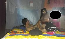 Stepfather gives stepdaughter intense sex night. She desires to suck his dick, but he wants quick penetration.