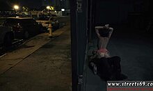 girl licks socks while guys make passes