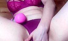 Sweet masked blonde, you're fingering that wet pussy so good with the vibrator, she moans to intense orgasm.