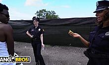 Bangbros Lucky Suspect Tangled With Female Cops