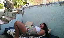 Enjoying Outdoor Lesbian Sex with My Friend's Whore on a Beautiful Day!