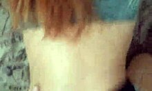 Young brunette stepsister loves doggystyle action