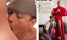 Behind scenes, L�o Felipo gets possessed by lust 😈