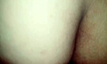 Feeling desperate, I rub my neighbor's cock with my pussy for money on the beach.