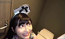 Slender Moa Chan, Cafe Beauty, Craves Wild Blowjob and Squirting Sex