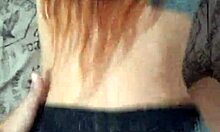 Young brunette stepsister loves doggystyle action