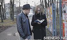 Smashing a Nerdy Girlfriend in Glasses During Hardcore Action. Her Pussy Takes It All!