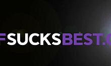 मिल्फ स्टेपमॉम डीपथ्रोट ब्लोजॉब परफॉर्म करती है