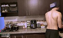 Pretty Latina Insinuates Step Cousin for Bathroom Fuck