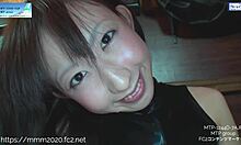 Amateur fetish shoot captures cute Japanese girl in action