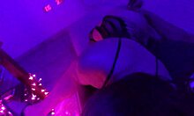 i threw on my black slutty net outfit and sucked dick