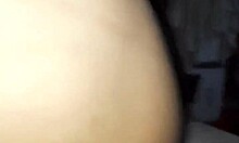 ebony sister-in-law teases with skirt then anal at party