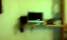 Amateur couple setting the bed on fire