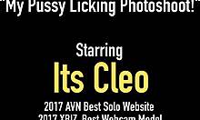 Cleo tongue fucks horny girlfriend.