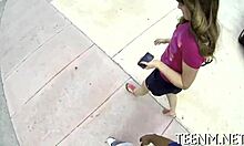 Courtney Loxx eagerly engulfs rod for quick cash