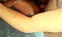 Kevin and Liza in interracial couple cumshot.