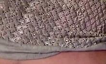 Kinky stepson watches stepmom masturbate then joins in toilet