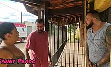 Latina Wife Fucks Owners While Husband Eats Pussy