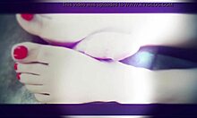 Amateur Footjob Fantasy Turns into Intense Homemade Pleasure.