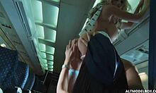 Stunning hostesses playing together in a boing 777 😍