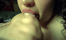 BBW Lightskin Dominican gives intense blowjob to neighbor in POV