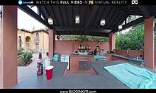 Petite Asian teen Clara Trinity offers full service for 100 bucks in VR porn.