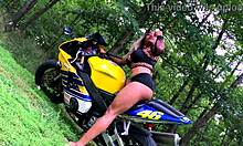 Behind The Scenes Motorcycle Photoshoot With Nina Rivera