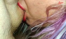 Suocera curvy mi lecca le palle prima di prendere una creampie profonda a letto.