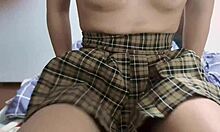 Young skinny college guy gets fucked and recorded