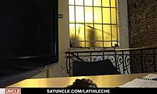 Strong boy Danny hired for construction surprises with special service - latin leche