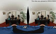 The Big Meeting with Brunette Pornstar Blowjob Close-Up in Office