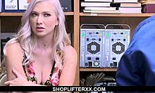 shoplifting teen emily right gets pussy slammed by lp officer at work