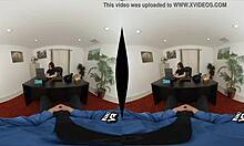 The Big Meeting with Brunette Pornstar Blowjob Close-Up in Office