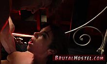 Asian young 18+ tourists excited by public sex and dildo bondage