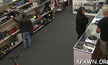 bimbo gets rammed hard in store competition