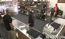 bimbo gets rammed hard in store competition