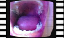 Slutty Teen Deepthroating Monster Cock, Burping Spit