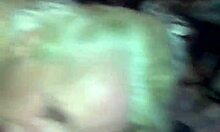 Slutty Blonde Wife Delivers Intense Blowjob To Husband