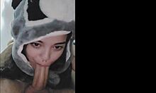 cute teen performs oral in 69 position with partner