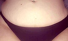 Chubby BBW Uses Toy To Lick Her Pussy And Cum