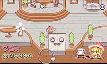 Kinky Waitress Spills Cum on Pizza in Futa Hentai Game