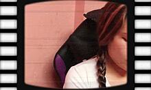 Slutty Teen Deepthroating Monster Cock, Burping Spit