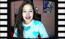 Slutty Teen Deepthroating Monster Cock, Burping Spit