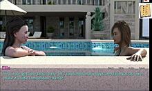 a wife and her mother-in-law playing games at home with amateurs