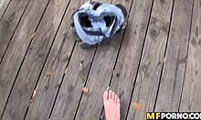 Public Fucking Session With Skinny Latina Teen on Camera