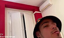 brett tyler sucks two hung latinos dicks and gets fucked bareback