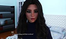 Hot rich brunette asks hard questions while squirting in blowbang?