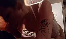 Dope Slut Sucks Gangster Off