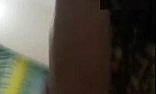 Indian man masturbates his hard cock in hardcore session