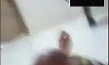 Indian man masturbates his hard cock in hardcore session